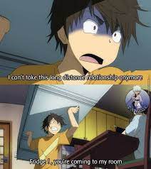That S What A Mini Fridge And A Job If For Anime Funny Anime Memes Funny Anime Jokes