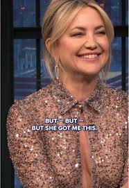 Kate Hudson's First Public Singing Experience