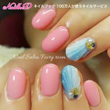 夏海リゾート浴衣フット たいじゅんこのネイルデザインno