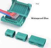 Plastic Enclosure LED Quick Connector Terminal Block Mini Waterproof Gel  Shell Box