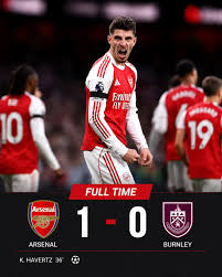 FULL-TIME Arsenal 1 - 0 Burnley