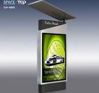 Aluminum Frame Scrolling Advertising Solar Power Light Box ...