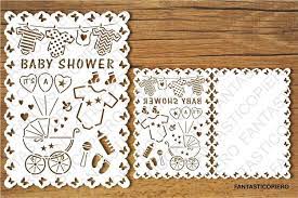 Download Baby Shower Card Svg Files For Silhouette And Cricut 66081 Cut Files Design Bundles