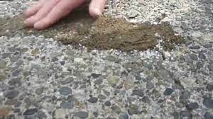 Pea gravel is made up of small, smooth rounded stones that can be used on any walking surface and on driveways. How To Apply Match Crack Filler To Exposed Aggregate Driveway Youtube
