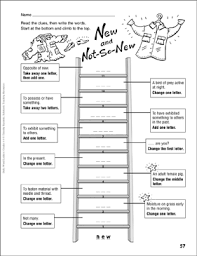 New And Not So New Word Ladder Grades 4 6 Printable