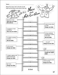 new and not so new word ladder grades 4 6 printable