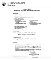 We did not find results for: Pt Toyota Motor Manufacturing Di Karawang Buka Lowongan Kerja Magang 2021 Purwakarta News
