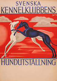 Anne söderström blev utesluten ur kennelklubben. Original Vintage Poster Svenska Kennelklubben Hundutstallning For Sale At Posterteam Com