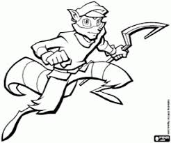 Sly Cooper Coloring Pages Printable Games Easy Cartoon Drawings Coloring Pages Sly