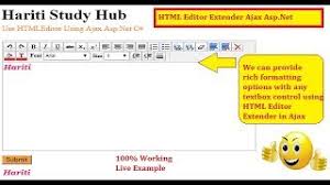 Maybe you would like to learn more about one of these? Html Editor Extender In Ajax Toolkit Asp Net C Website Hindi Free Online Class Youtube