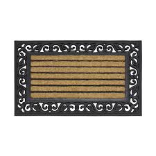 Discover doormats on amazon.com at a great price. Jvl Karina Tuffscrape Heavy Duty Rubber Coir Door Mat 45 X 75cm 2 Pack Costco Uk