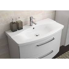 Waschbeckenunterschränke mit waschbecken unsere ikea waschkommoden sehen toll aus und bieten dir viel platz für alle dinge, die du für deine tägliche badroutine brauchst. Badezimmer Waschtisch Fes 4010 66 Mit 80cm Wb Unterschrank Keramikbe