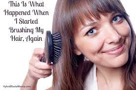 Many people think that brushing your hair every day causes it to fall out. The Benefits Of Brushing Hair Hybrid Rasta Mama