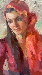 At the studio inspired by Olivia…, Join yes for live painting!, Link in the  bio…, ., ., ., #fineart #painting #lifepainting #academicpainting #oil  #portrait #paintingclasses #artschool #repinacademy ...