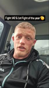 Fight 142 & 1st Fight of the year 🫡💙 #lukedyson