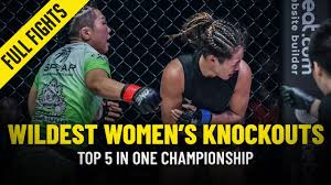 Join the wild women community! 5 Wildest Women S Knockouts In One Championship Youtube
