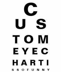 Eye Test Chart Gifts On Zazzle Nz