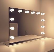 These are very expensive to buy so i decided to make one. Hollywood Mirror Makeup Vanity Mirrors With Lights Illuminated Mirrors