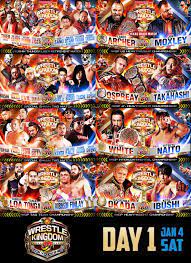 Em destaque, na primeira noite do wrestle kingdom, teremos dois combates que se sobrepõem a todos os outros em baixo ficam os cards completos para as duas noites do njpw wrestle kingdom 14 Njpw Wrestle Kingdom 14 Day 1 Match Card Squaredcircle