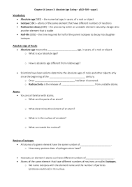 Radiometric dating is based on index fossils whose dates were assigned long before radioactivity was discovered. Outline Chapter 16 3 Absolute Age Dating