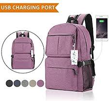 Amazon Com Laptop Backpack Winblo 15 15 6 Inch College Backpacks Lightweight Travel Daypack Mauve Pink Laptop Backpack Stylish Laptop Bag Work Bags Laptop