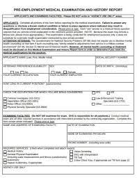 Once the candidate has undergone and completed the credentialing process, received the final official offer of employment and accepts it. 6 Pre Employment Medical Templates In Pdf Doc Free Premium Templates