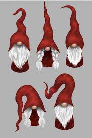 Scandinavian Gnome Clipart Christmas Gnomes Clipart Nordic Etsy Gnomes Crafts Clay Christmas Decorations Christmas Gnome
