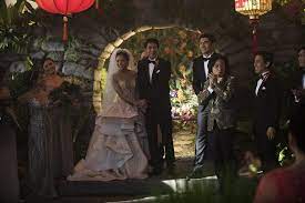 Crazy Rich Asians Delivers A Wedding Dress So Extravagant You Ll Know It Was Designed For A Billionaire Asian Wedding Dress Wedding Movies Wedding Dresses