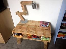 All i did was simply cut the three slats from both ends which hold the five top ones together. Mini Pallet Coffee Table Or Kids Study Desk