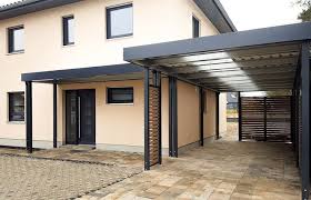 Carport Mit Uberdachung Fur Die Hausture Carport Designs Carport Garage Pergola Carport