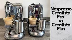 Nespresso's vertuo coffee and espresso machine is similar to the lattissima. Nespresso Creatista Plus Vs Nespresso Creatista Pro Coffee Machine Review Youtube