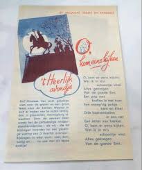 Sinterklaas Oud Boekje Sinterklaas Sint Nicolaas Liedjes