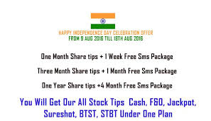 Independence Day Special Celebration Offer For Traders In Nse Market We Have Launched A Special Independence Day Celebr Day Trader Tips Happy Independence Day
