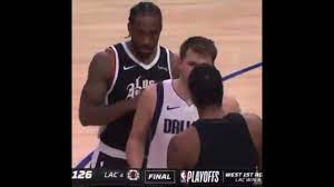 Paul george's jersey retired by fresno state. Luka Doncic Denied Paul George Jersey Swap Clippers Vs Mavericks Game 7 Youtube