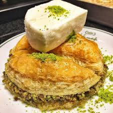 traditional fresh delicious turkish carrot slice baklava with pistachio dessert baklava famous brand turkish baklava pistachio in 2021 turkish baklava baklava delicious