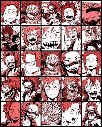 Bnha Kirishima Collage Color Version Poster By Angellinx3 In 2020 My Hero Kirishima My Hero Academia