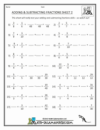Adding And Subtracting Rational Numbers Worksheet 7th Grade Pdf Fractions Worksheets Subtracting Fractions Adding And Subtracting Fractions