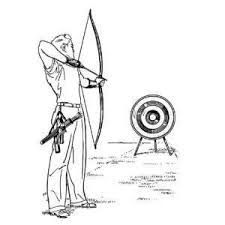 Archery Drawings 25 Inch 58mm Round Pin Badge Line Drawing Chipmunk Home Kitchen Archery Tips Archery Archery Bows