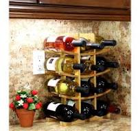 Oceanstar 12-Bottle Bamboo Countertop Wine Rack WR1149 - The ...