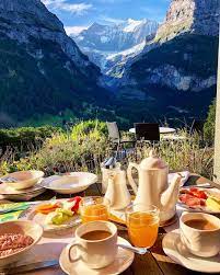 breakfast in grindelwald switzerland by jamie elizabeth steel breakfastwithaview food with a view switzerland hotels mountain view