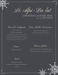 I had my two grown sons, one had his girlfriend with him. Le Alpi Da Lat Christmas Menu 5 Course Meal With Two Drinks Included At 900k Per Person Bookings Only Serving Christmas Dinner From The 23th To The 26th 20k Discount