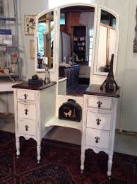 Bell Furniture Co Vanity Finished In Ascp Old White And Old Ochre Hand Rubbed Stained Top Furniture Shabby Chic Furniture Vanity