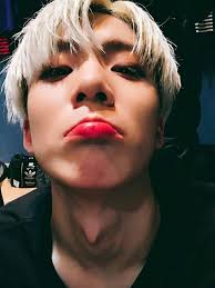 Hwiyoung S Red Red Lips Sf9 Chani Sf9 Korean People