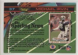 Get michael irvin rookie card with fast and free shipping on ebay. 1991 Topps Stadium Club Base 37 Michael Irvin