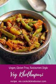 Veg Kolhapuri Recipe With Step By Step Photos This Spicy Thick Coconut Based Mixed Veg Curry Origins From Kolhapur Mah Mix Vegetable Recipe Recipes Veg Curry