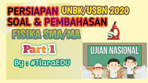 Soal usbn fisika 2020 dan pembahasannya. Pembahasan Prediksi Soal Lengkap Unbk Usbn 2020 Pelajaran Fisika Sma Ma Part 1 Tiaraedu Youtube