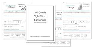 Practice sight words and test your vocabulary in spelling tests for sight words. 3rd Grade Sight Word Sentences Confessions Of A Homeschooler