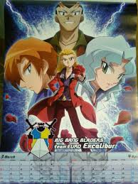 Excalibur Beyblade Characters Anime Cartoon