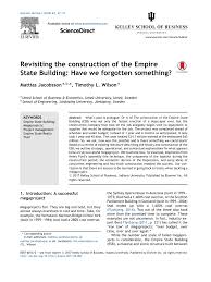 Pdf Revisiting The Construction Of The Empire State Building Have We Forgotten Something