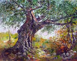 Piccolo Cortile Antico Tree Art Nature Paintings Landscape Art